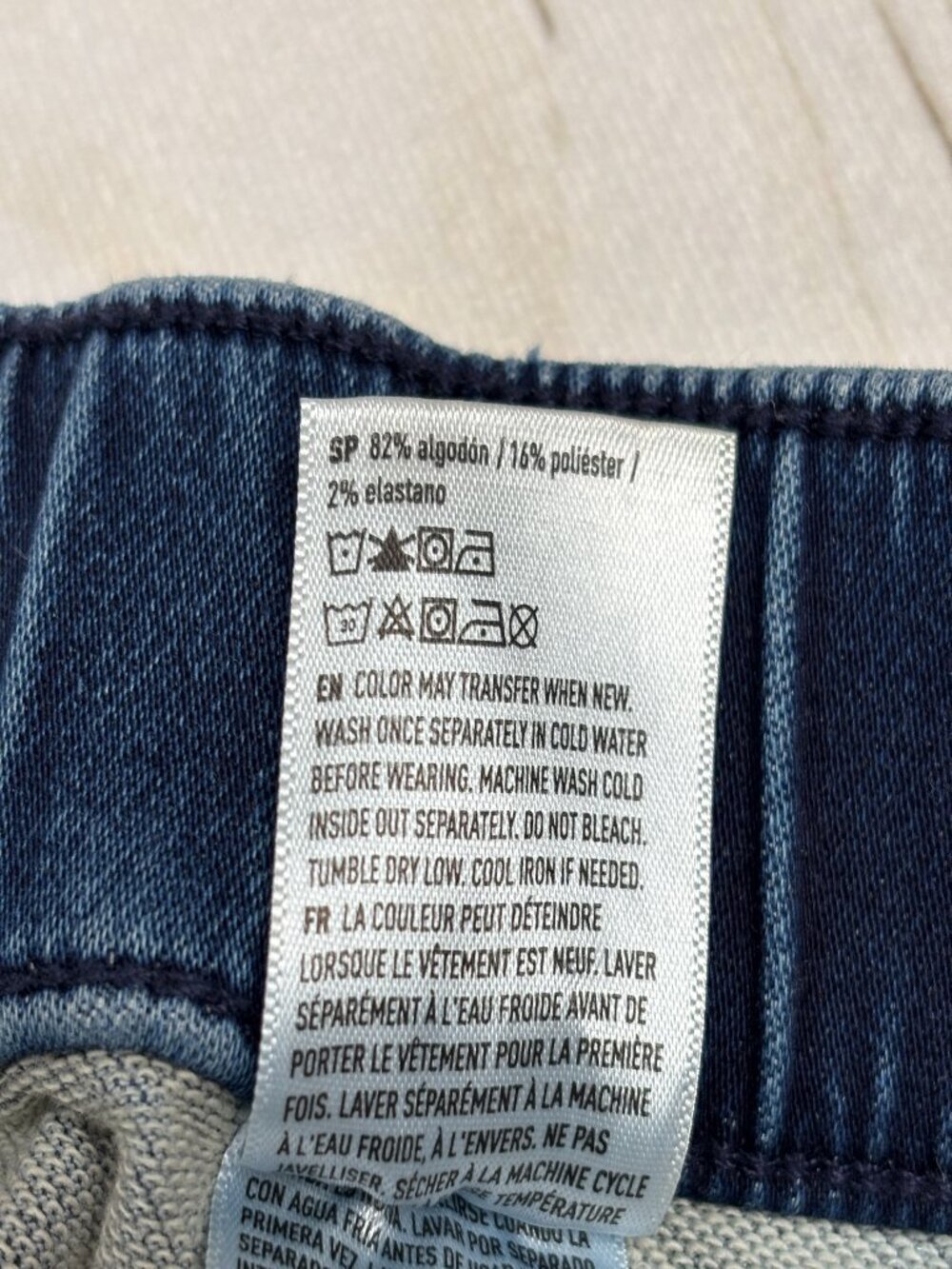 American Eagle Next Level Denim Joggers Women 4 Regular Mid Rise Stretch Blue - Picture 10 of 14